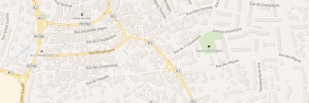 Plan du 12 Rue des Martyrs à Gerzat