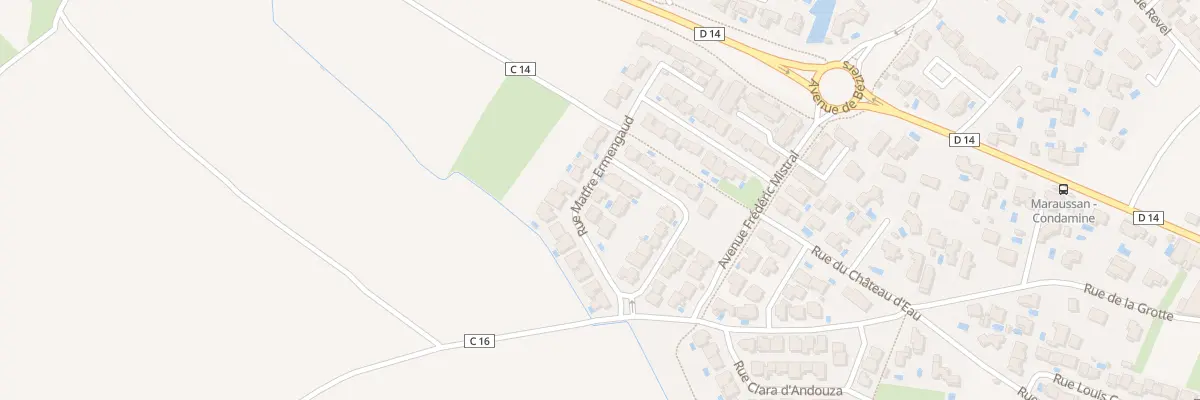 Plan du 112 Rue Matfre Ermengaud à Maraussan