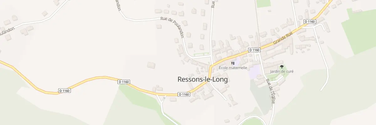 Plan du 7 Rue de Poulandon à Ressons-le-Long