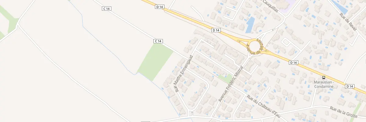 Plan du 77 Rue Matfre Ermengaud à Maraussan