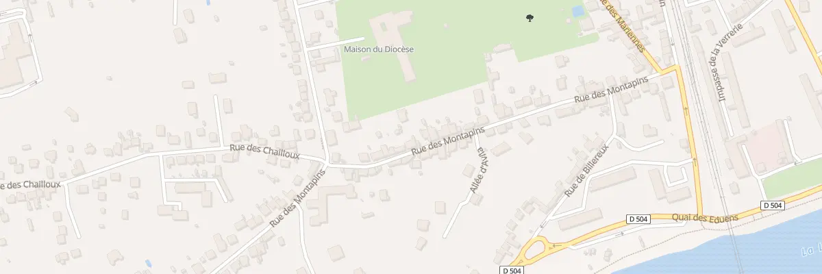 Plan du 42 Rue des Montapins à Nevers