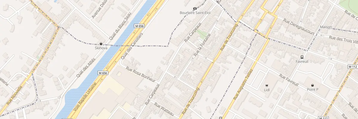 Plan du 96 Rue Carpeaux à Wasquehal