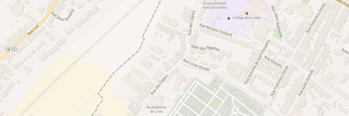 Plan du 267 Rue des Ogiers à Croix