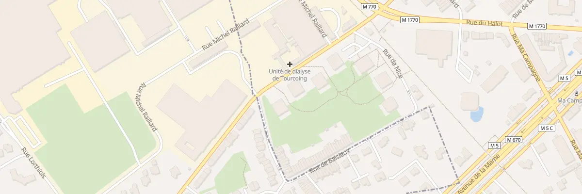 Plan du 253 Rue du Flocon à Tourcoing