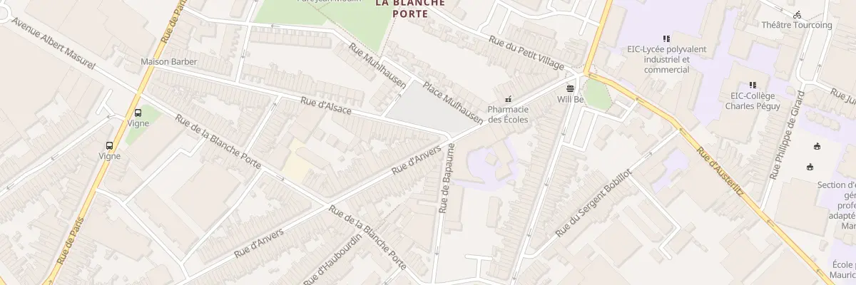 Plan du 34 Rue d’ Anvers à Tourcoing