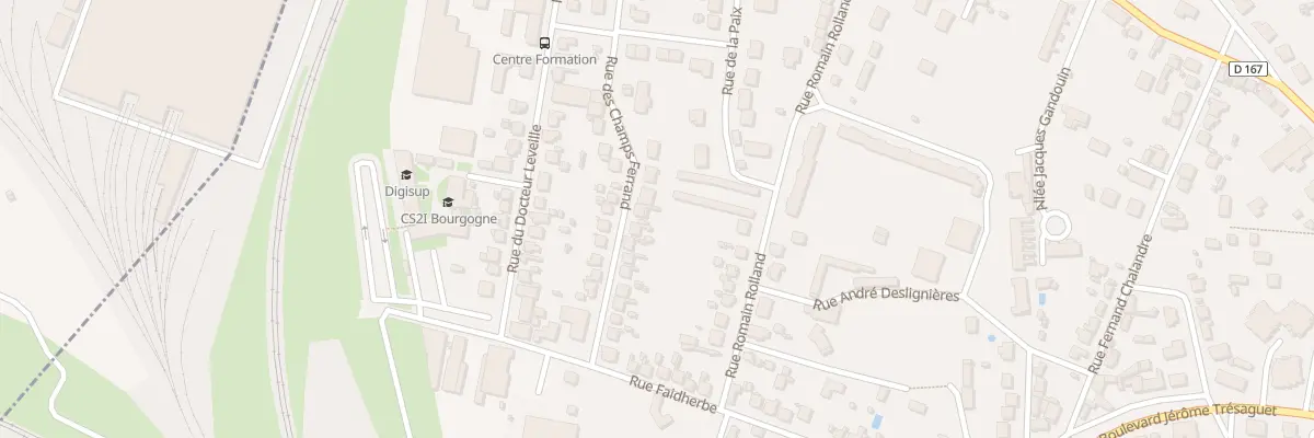 Plan du 20 Rue des Champs Ferrand à Nevers