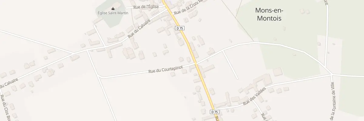 Plan du 4 Rue du Courtepinot à Mons-en-Montois