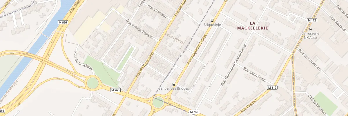Plan du 15 Rue Charles Delescluse à Wasquehal