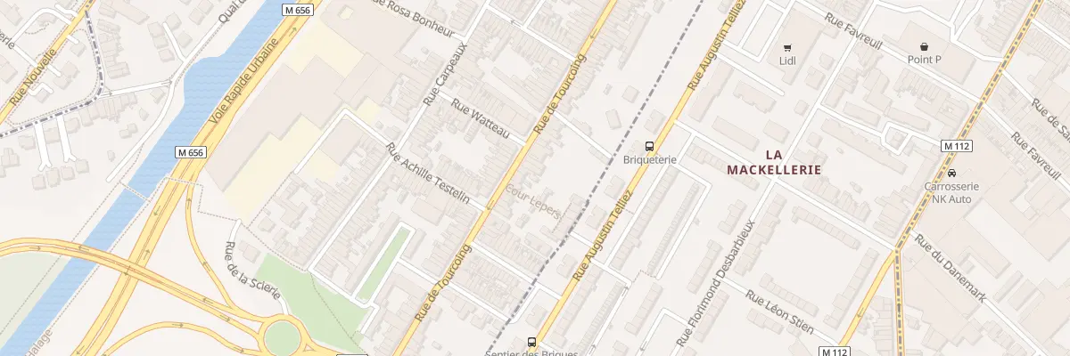 Plan du 94 Rue de Tourcoing à Wasquehal