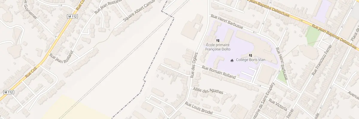 Plan du 299 Rue des Ogiers à Croix