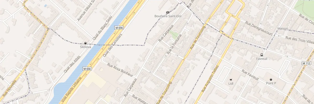 Plan du 102 Rue Carpeaux à Wasquehal