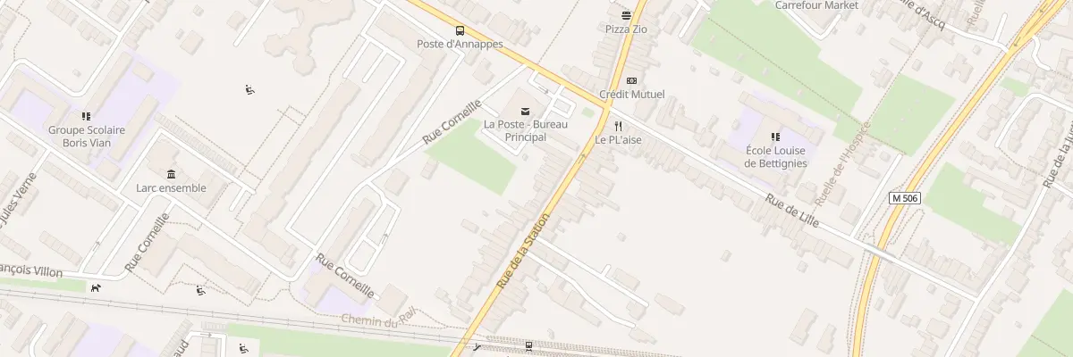 Plan du 38 Rue de la Station à Villeneuve-d’Ascq