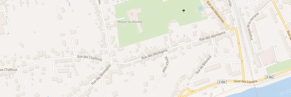 Plan du 40 Rue des Montapins à Nevers