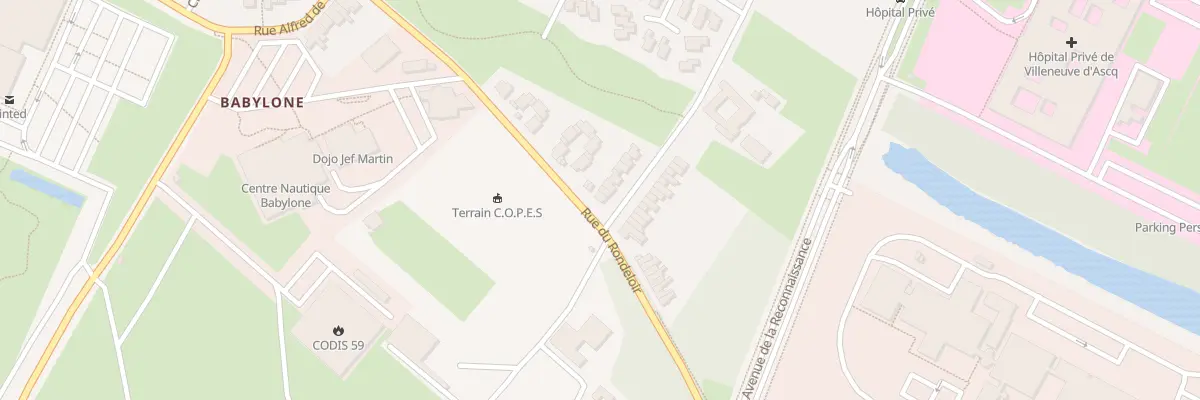 Plan du 1 Rue la Fontaine à Villeneuve-d’Ascq