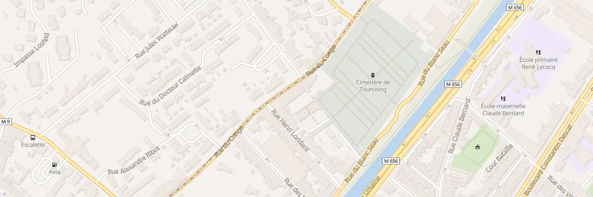 Plan du 283 Rue du Congo à Tourcoing