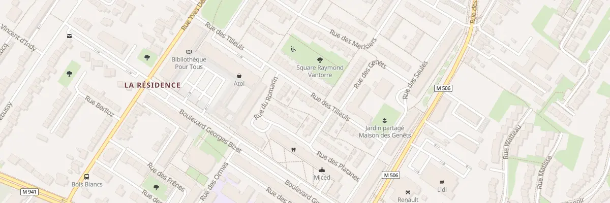 Plan du 20 Rue des Tilleuls à Villeneuve-d’Ascq