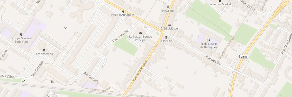 Plan du 34 Rue de la Station à Villeneuve-d’Ascq