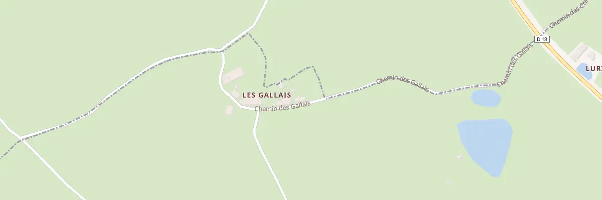 Plan du 5322 Les Gallais à Cressanges