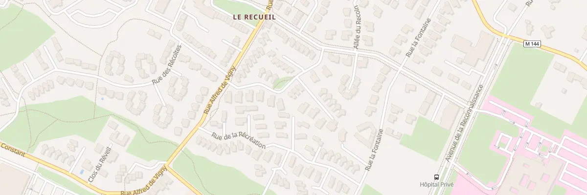 Plan du 14 Rue du Recit à Villeneuve-d’Ascq