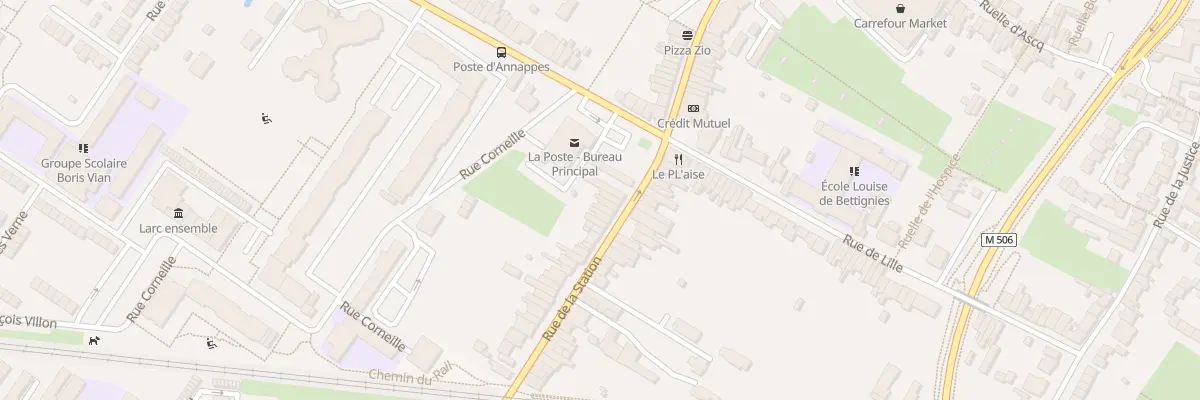 Plan du 32 Rue de la Station à Villeneuve-d’Ascq