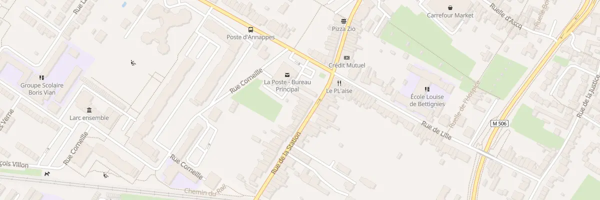 Plan du 30 Rue de la Station à Villeneuve-d’Ascq