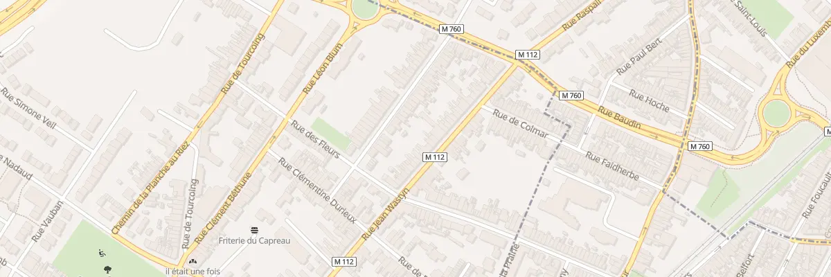 Plan du 85 Rue Jean Wastyn à Wasquehal
