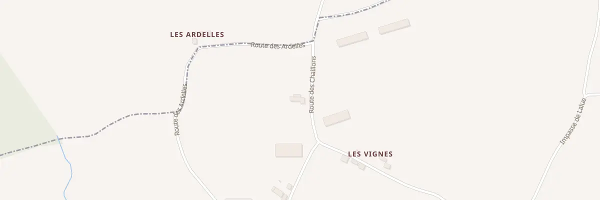 Plan du 5090 Les Chaillons à Treban