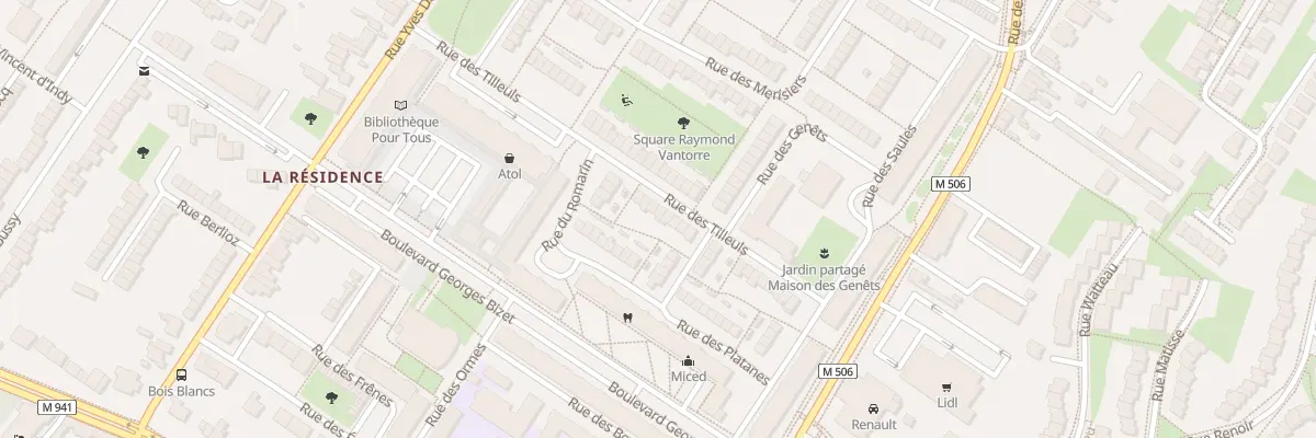 Plan du 22 Rue des Tilleuls à Villeneuve-d’Ascq