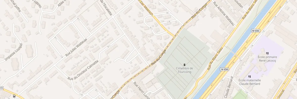 Plan du 129 Rue de l’Escalette à Mouvaux