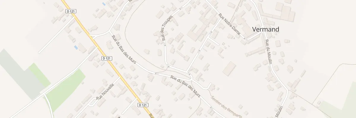 Plan du 17 Rue des Troupes à Vermand