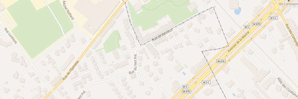 Plan du 8 Rue de la Gaiete à Mouvaux