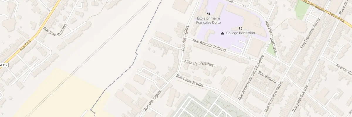 Plan du 283 Rue des Ogiers à Croix