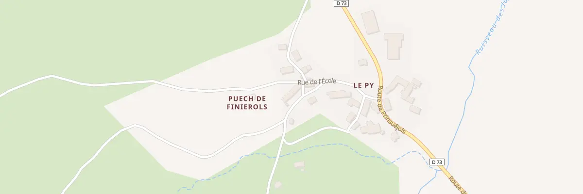 Plan du 5027 Village du Py à Prinsuéjols-Malbouzon