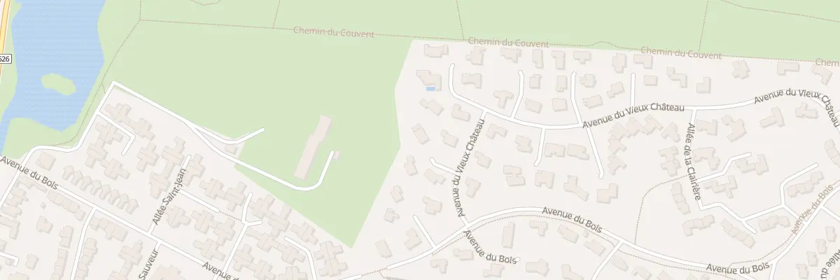 Plan du 68 Av du Vieux Chateau à Villeneuve-d’Ascq