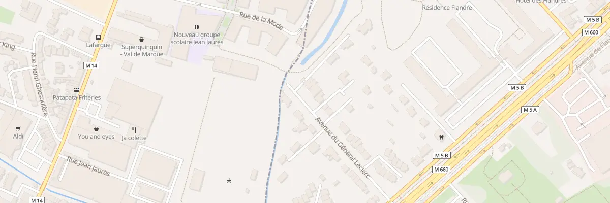 Plan du 3 Av du Général Leclerc à Croix