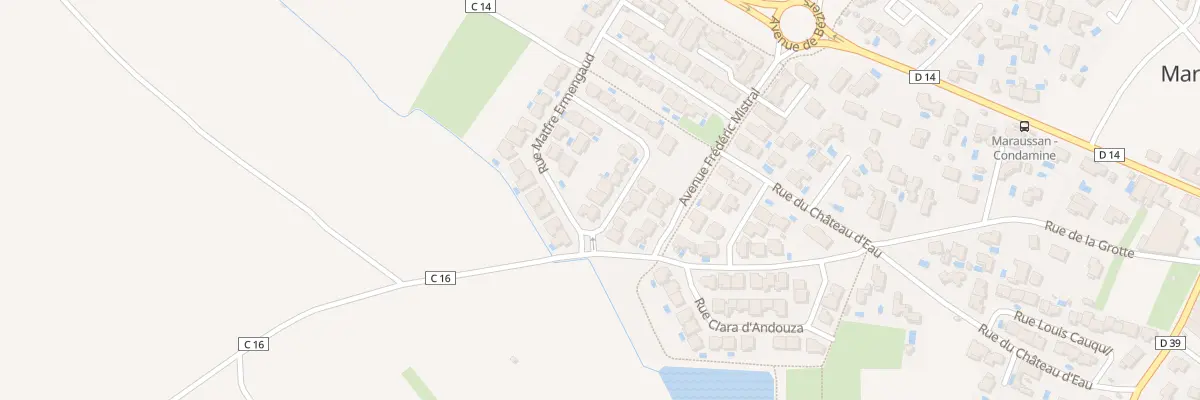 Plan du 142 Rue Azalais de Porgairagues à Maraussan