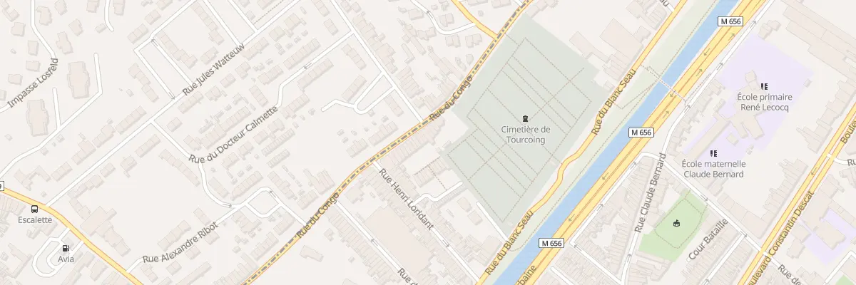 Plan du 277 Rue du Congo à Tourcoing
