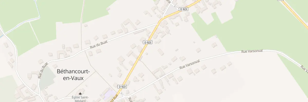 Plan du 8 Gr Grande Rue à Béthancourt-en-Vaux