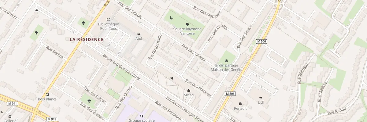 Plan du 2 Rue des Hetres à Villeneuve-d’Ascq