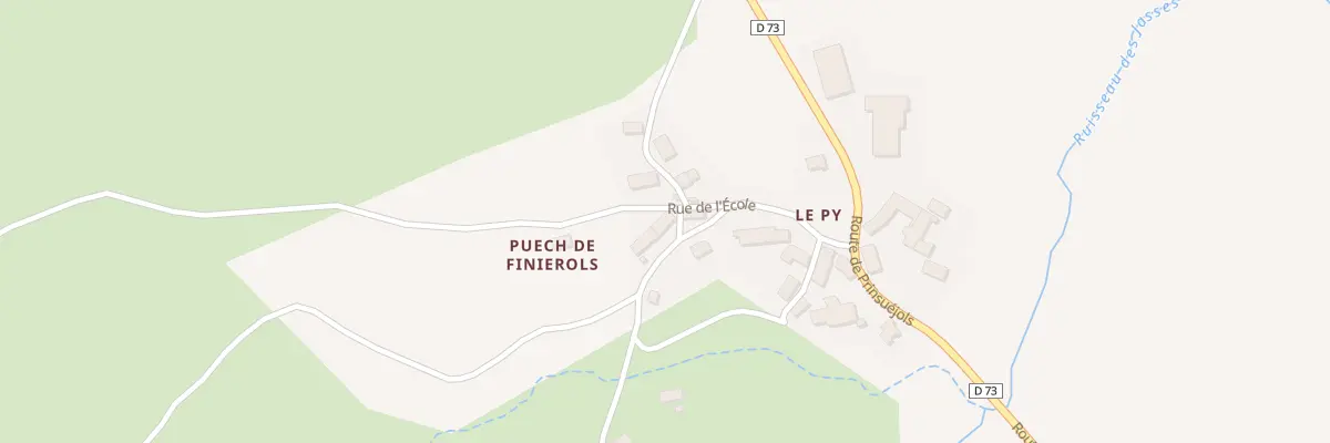 Plan du 5026 Village du Py à Prinsuéjols-Malbouzon