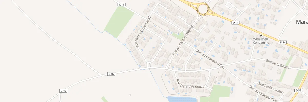 Plan du 130 Rue Azalais de Porgairagues à Maraussan