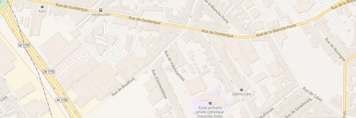 Plan du 11 Rue de Valenciennes à Tourcoing