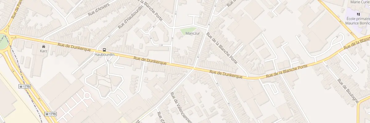 Plan du 46 Rue de Dunkerque à Tourcoing