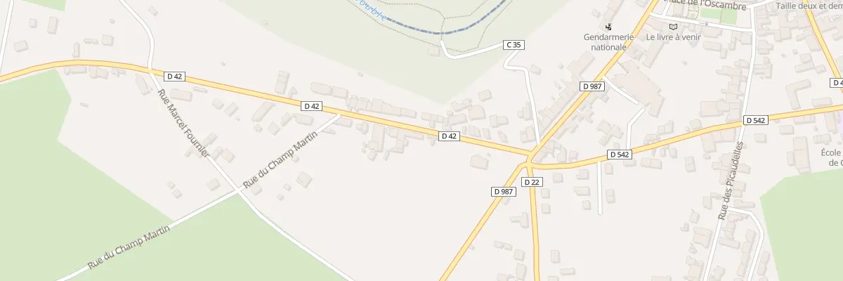 Plan du 3 Rue de la Grange Blonde à Chantelle