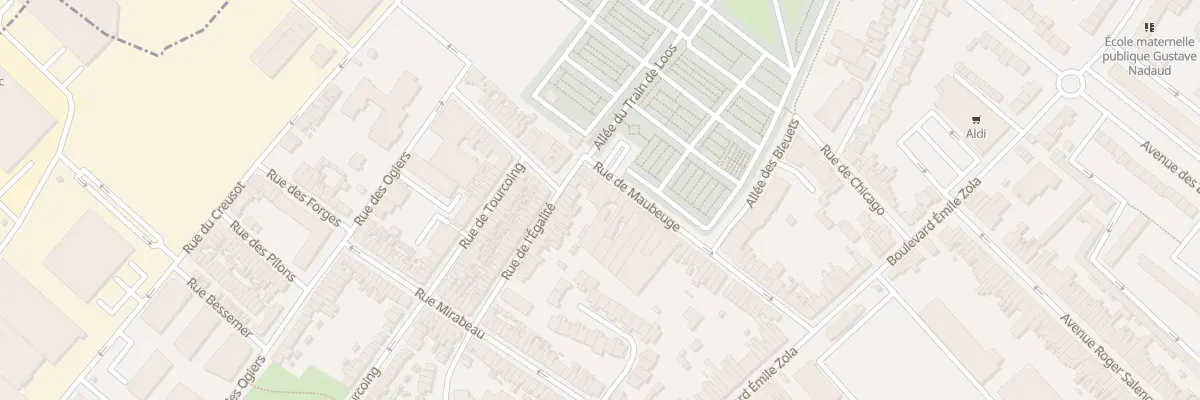 Plan du 49 Rue de Maubeuge à Croix