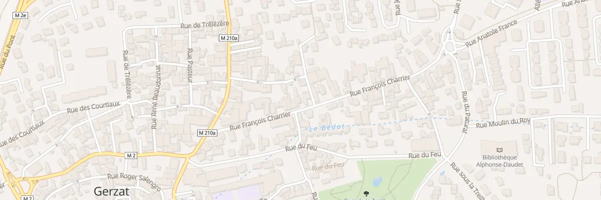 Plan du 17 Rue François Charrier à Gerzat