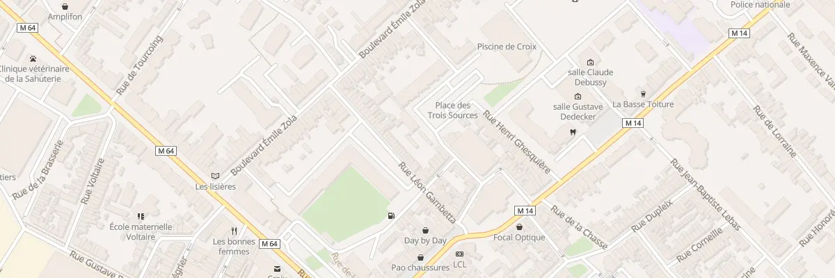 Plan du 11B Rue Eugène Guillaume à Croix