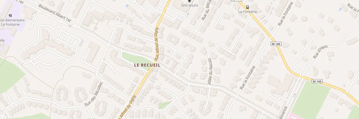 Plan du 14 Rue de la Reconciliation à Villeneuve-d’Ascq