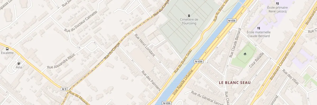 Plan du 39 Rue Henri Loridant à Tourcoing