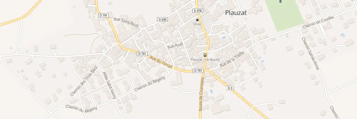 Plan du 23 Rue de Laugane à Plauzat